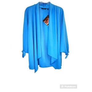 NWT IMAN Open front cardigan. 3/4 sleeves.